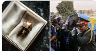 DR congo organizes burial ceremony for tooth of independence hero, Patrice Lumumba, more than 60 years after he was assassinated and dissolved in acid (photos/video)