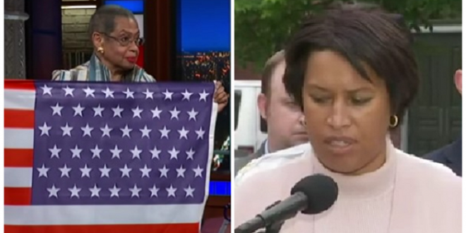 Democrat DC Mayor Orders Altered American Flags With 51 Stars Flown On Flag Day