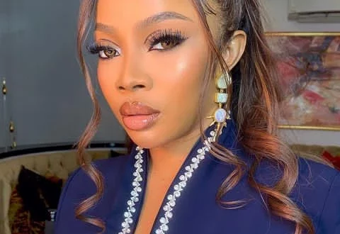 Even if your woman has money, give her money - Toke Makinwa tells men
