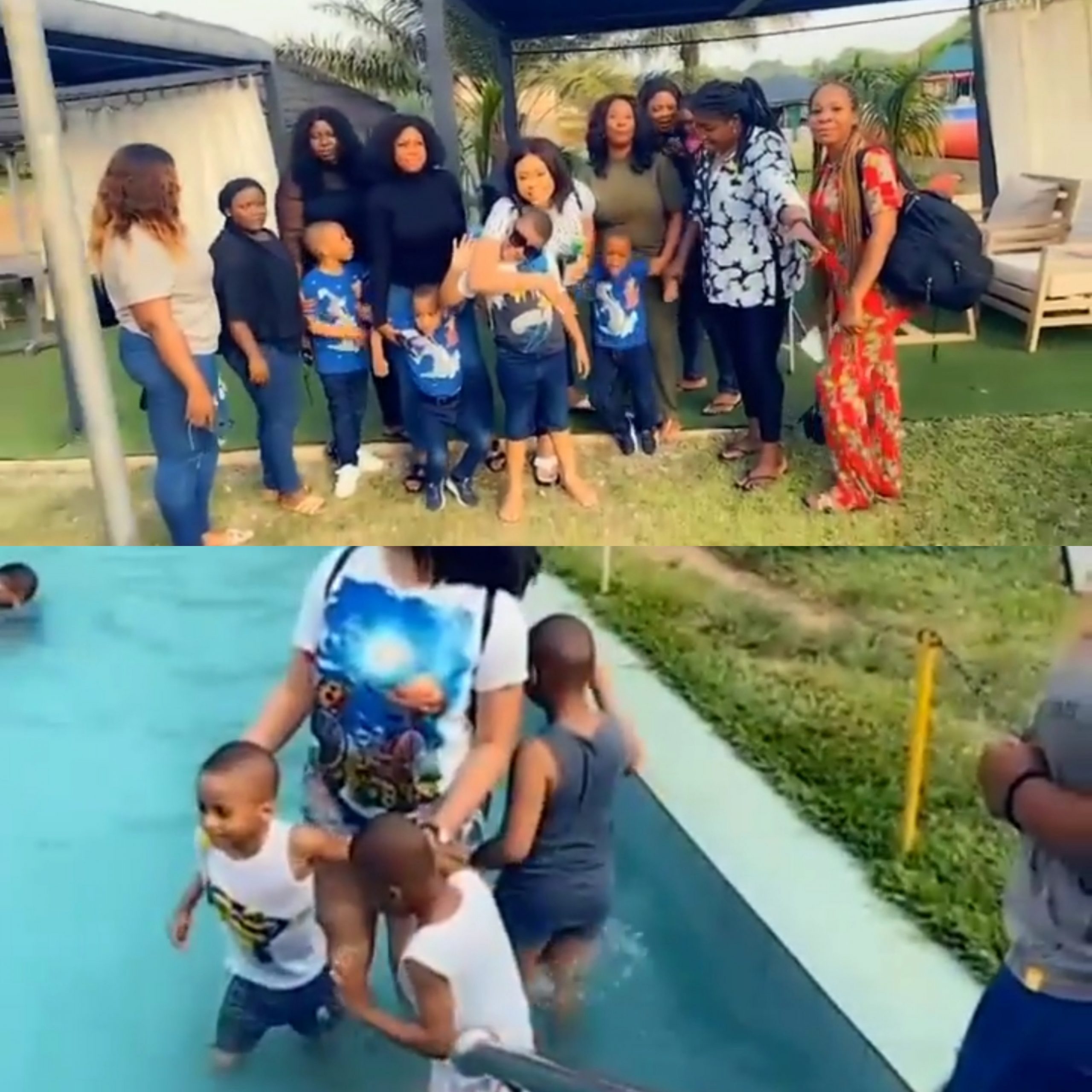 FFK celebrates as his ex-wife Precious Chikwendu reunites with their sons  (video)
