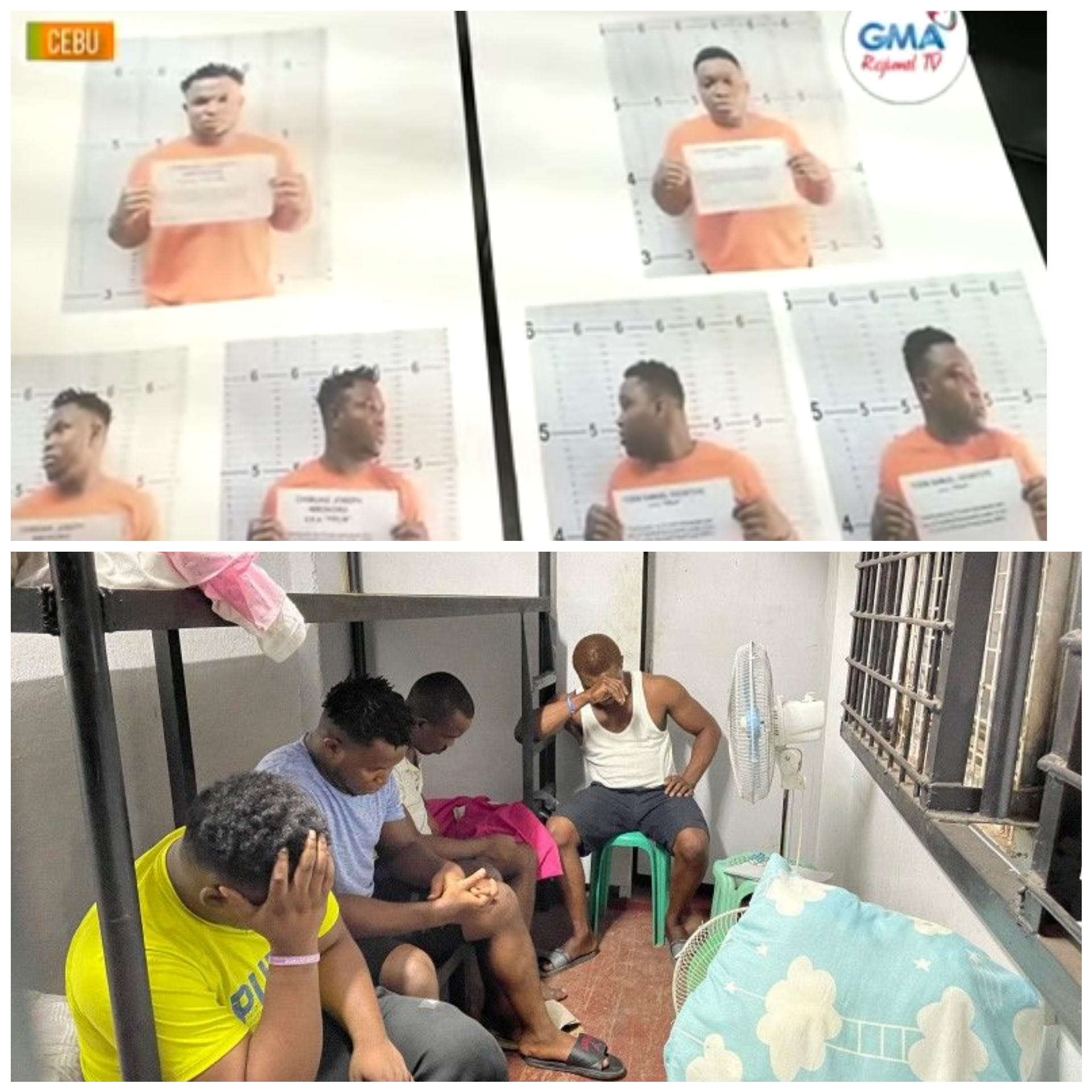Four Nigerians arrested in Philippines for allegedly forging govt IDs, other documents after being exposed by a lady