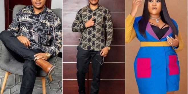 “God has endowed me with contentment and serenity of mind.” Opeyemi Falegan, Nkechi Blessing’s ex, casts shade as he celebrates his birthday in style.