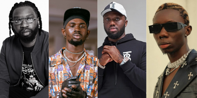 Jae5 shares video snippet of songs with Blaqbonez, Black Sherif and Headie One