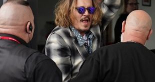 Johnny Depp Waves To Fans Tenderly As He Arrives At Sage Gateshead Ahead Of Jeff Beck Gig