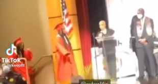 Lady refuses to shake her teachers during her graduation ceremony for allegedly making her senior year hell (video)
