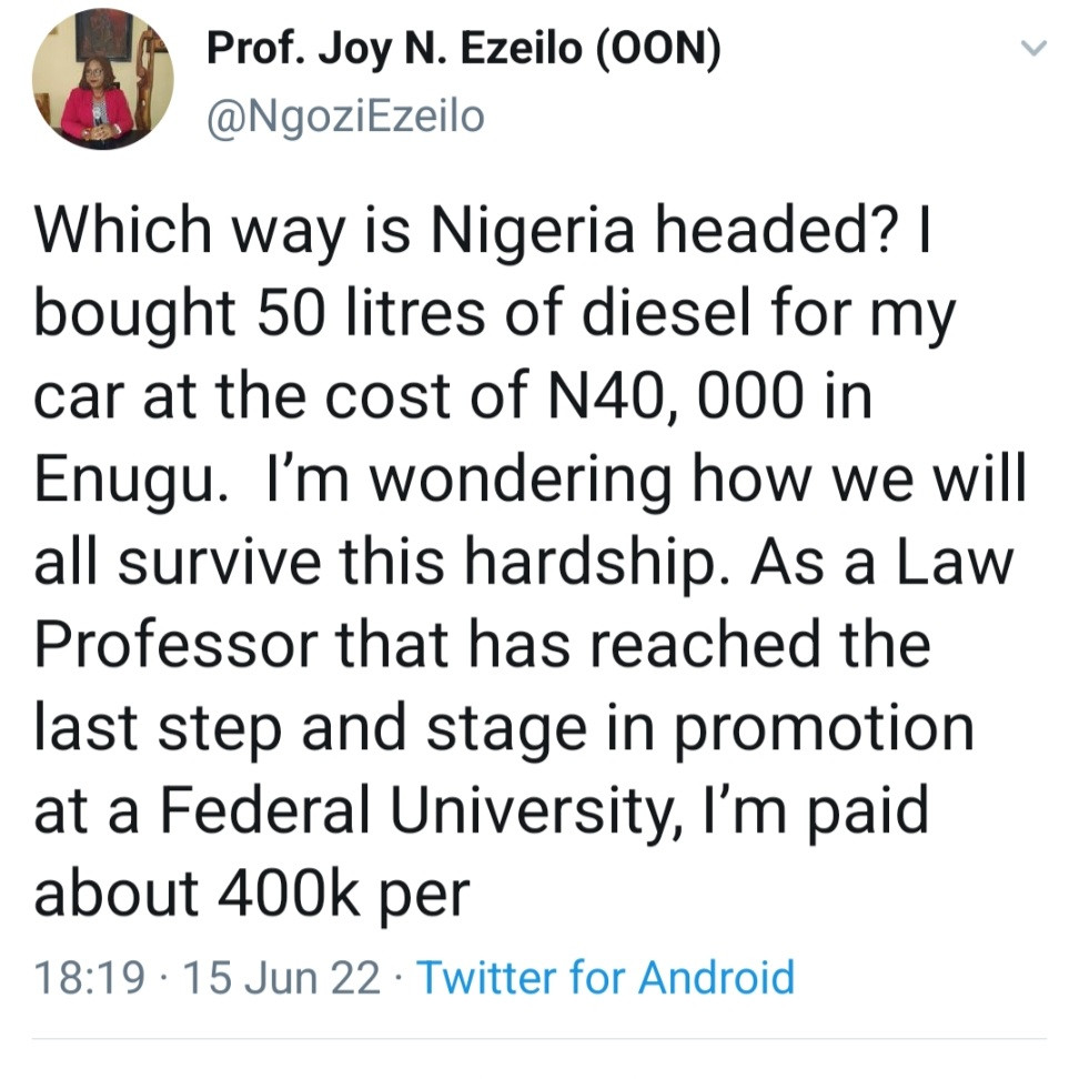 Law professor laments about the state of Nigeria