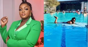 Living my best life possible Eniola Badmus lashes out at detractors as she enjoys a luxurious vacation.