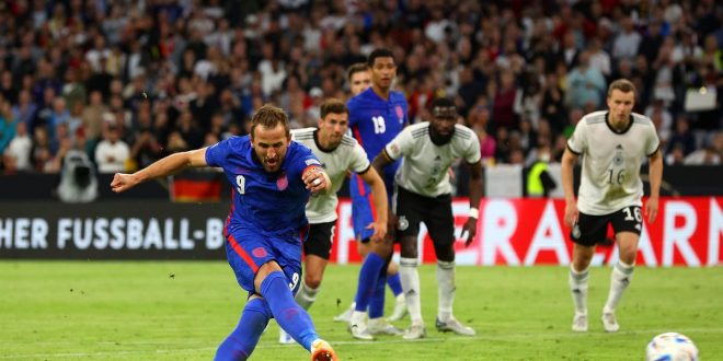 Nations League: England snatches late draw in Germany thanks to Kane's 50th int'l goal