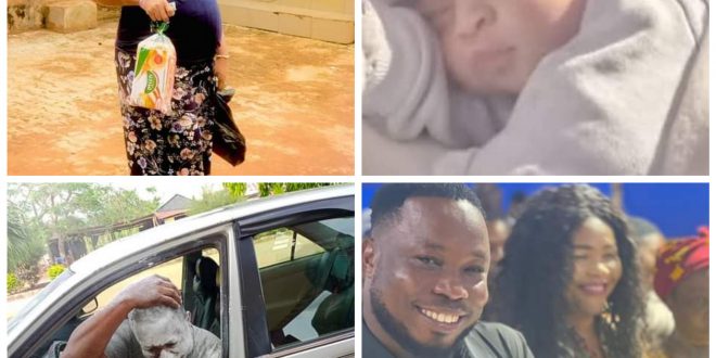 Nigerian man celebrates as he becomes a father after 8 years of waiting
