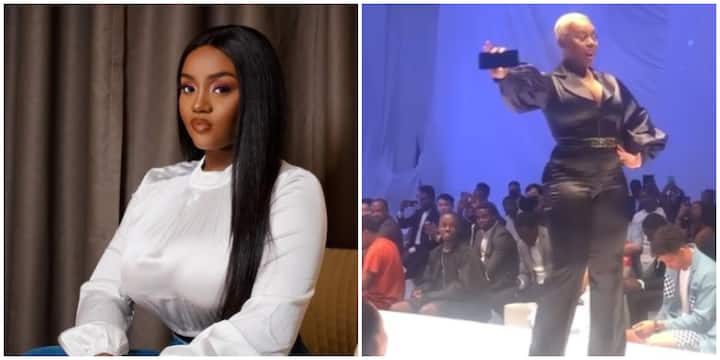 Nigerians React As Davido’s Chioma Shows Off Her Modelling Skills