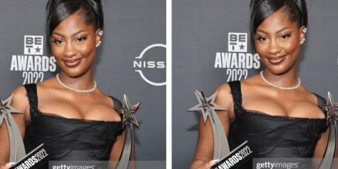 Nigerians React As Tems Becomes First Nigerian Female Afrobeat Artist To Win Best International Act At 2022 BET Awards