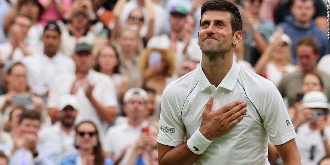 Novak Djokovic gets Wimbledon title defense off the ground with battling win