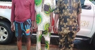 Police arrests three suspected fraudsters who pose as drivers and passengers in Lagos
