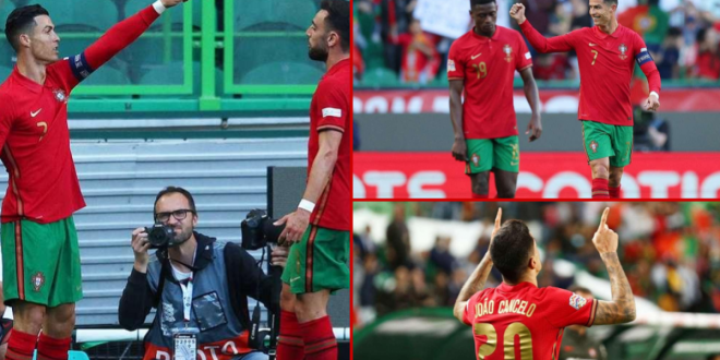 Ronaldo denied hattrick as Portugal thrash Switzerland in first Nations League win