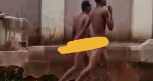Two men spotted walking naked in broad daylight in Nnewi (photos)