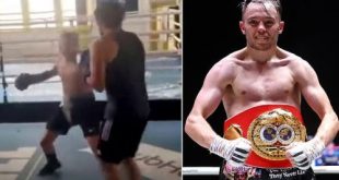 British boxer Sunny Edwards beats up Twitter troll who travelled 200 miles for fight to settle their online spat (video)
