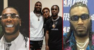 Burna Boy and his lookalike basketballer friend share close birthdays and other scary similarities