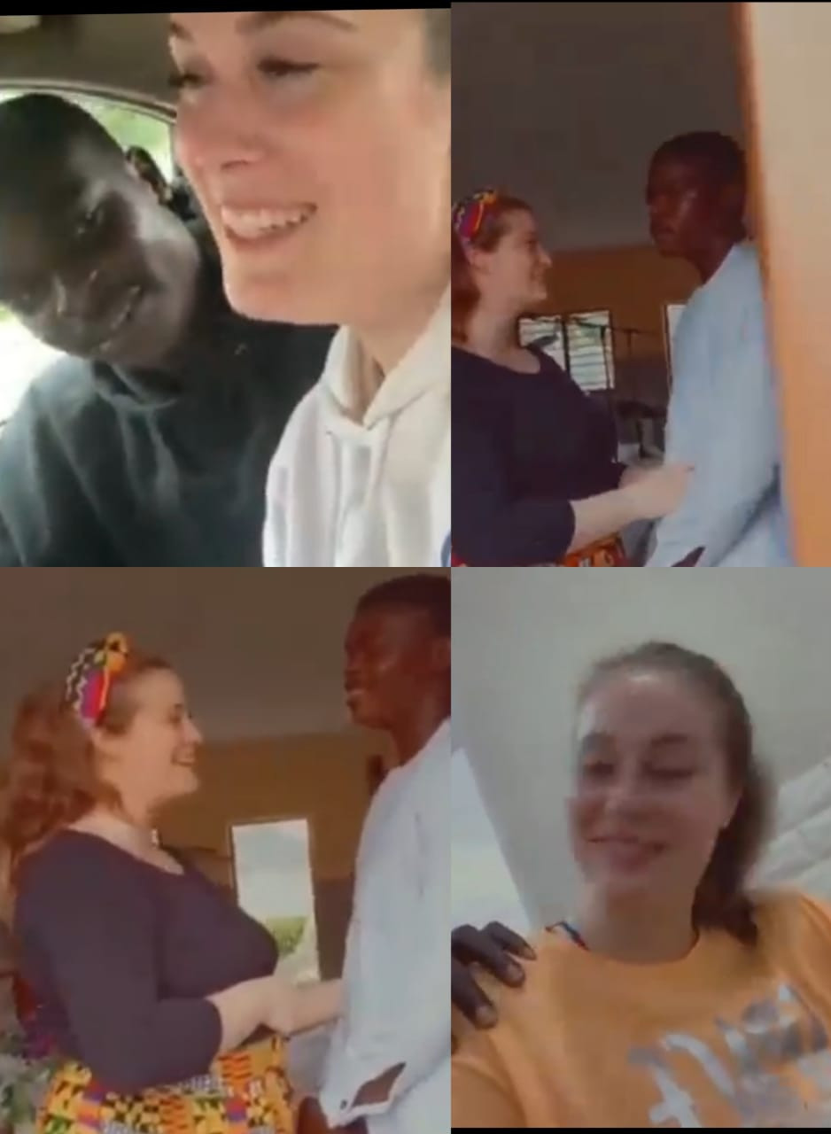 Canadian lady excited as she arrives Nigeria to meet her Nigerian lover (video)
