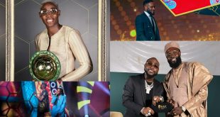 Davido, Tiwa Savage, Oshoala and Okocha shine at 2022 CAF Awards [Photos]