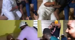 Davido and Uncle, Ademola Adeleke, shed tears as results show he is leading in the Osun state governorship election (video)