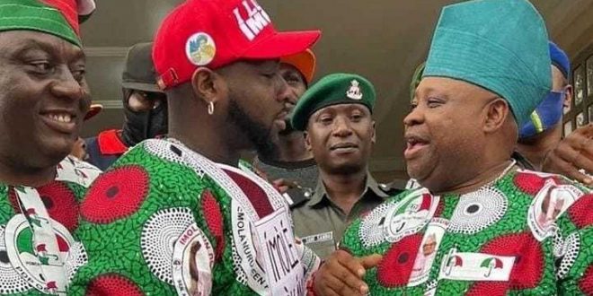 Davido calls out INEC for failing to issue certificate of return to his uncle days after winning Osun gov election