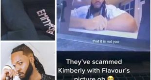 Flavour Consoles Foreign Lady After 'Yahoo Yahoo Boy' Scammed Her With His Details