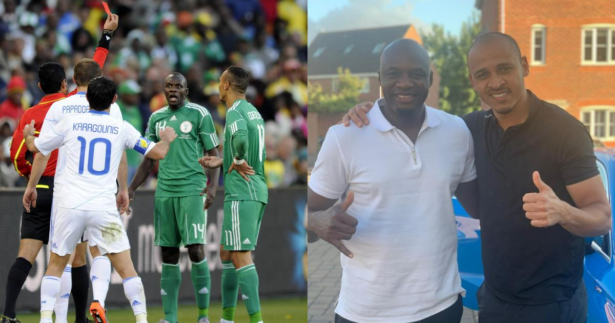 Former Super Eagles stars Osaze Odemwingie and Sani Kaita team up