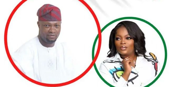 Funke Akindele spotted with Lagos PDP Governorship candidate, Abdul-Azeez Olajide Adediran following rumor of her being nominated as the party?s Deputy Governorship candidate (video)