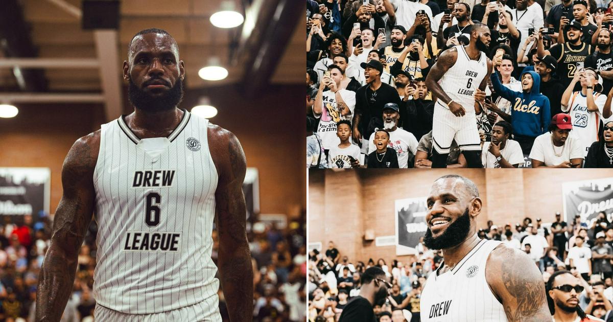LeBron James shows why he is still the King at Drew League