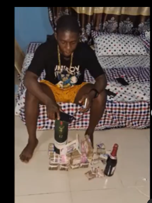 Man displaying money on social media confesses to being one of the