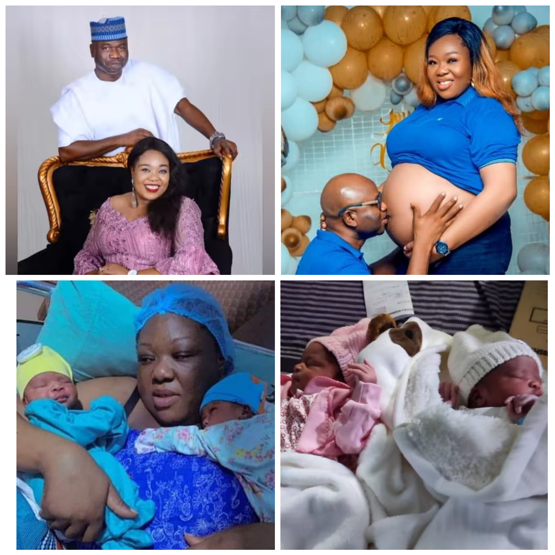 Nigerian couple welcome twins after 14 years of waiting