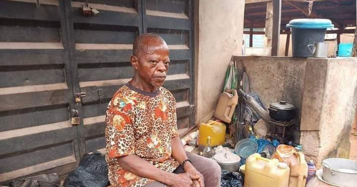 Nollywood veteran actor Kenneth Aguba reportedly homeless