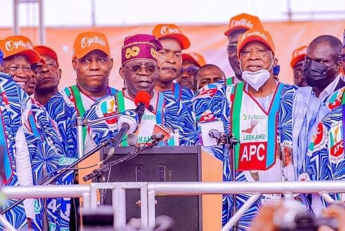 ?They will labor till they die?- Tinubu hits PDP, LP at APC mega rally in Osun