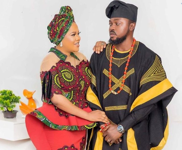 Nigerian actress Toyin Abraham and her husband, Kolawole Ajeyemi  (NAN)