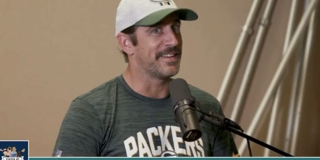 Aaron Rodgers Didn't Appreciate Vaccine Question From 'Pardon My Take'
