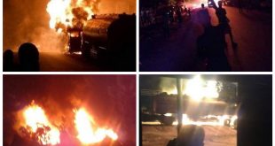 Bandits attack community in Niger State, burn diesel-laden tankers and abduct three women (video)