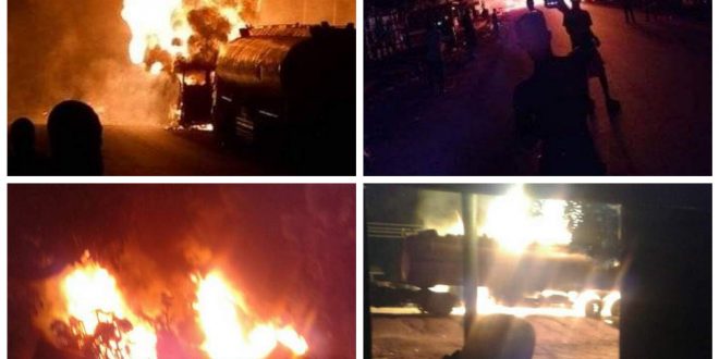 Bandits attack community in Niger State, burn diesel-laden tankers and abduct three women (video)