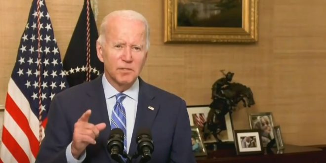President Biden speaks about Trump's return to DC from the White House