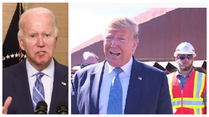 Biden To Finish Section of Trump's Border Wall - and Democrats Have Yet to Call Him Racist