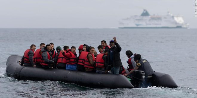 Britain sees record number of migrant crossings in the English Channel: report