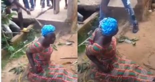 Community members tie and flog widow after her late husband