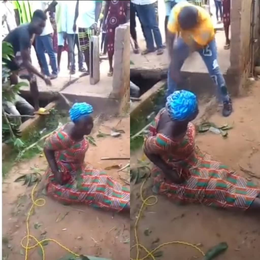Community members tie and flog widow after her late husband