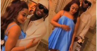 Diamond Platnumz and Zari spotted getting cozy at their daughter