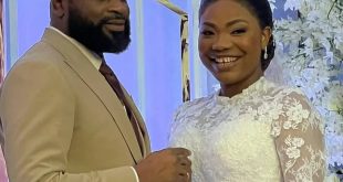First photos and videos from the church wedding of Gospel artiste, Mercy Chinwo and Pastor Blessed
