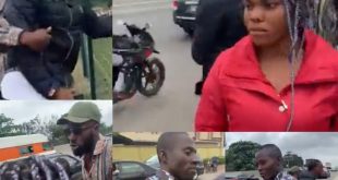 Four Nigerians arrested for fighting with police officers in Lagos