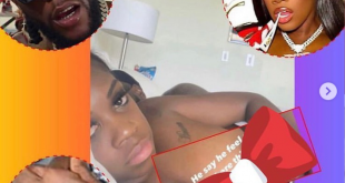 Jamaican rapper, Diamond TheBody shares nude photo of her in bed with Burna Boy (photos/video)