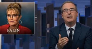 Sarah Palin gets ripped by John Oliver on Last Week Tonight
