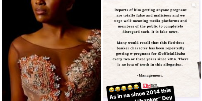 Na since 2014 this supposed banker dey carry belle - Annie Idibia reacts to rumour of Tuface impregnating another woman