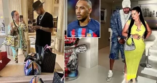 Pierre-Emerick Aubameyang and his wife beaten and robbed by gunmen in front of their terrified children at his home in Barcelona