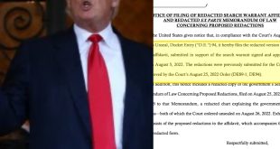 Read the highly anticipated Trump home search warrant released by the US Justice Department